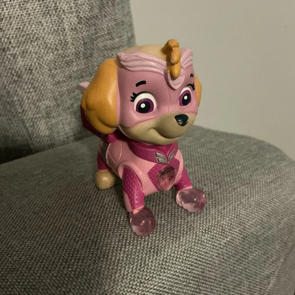 Paw Patrol  Pups Skye Figure Light Up Badge‎ & Feet Pink Toy